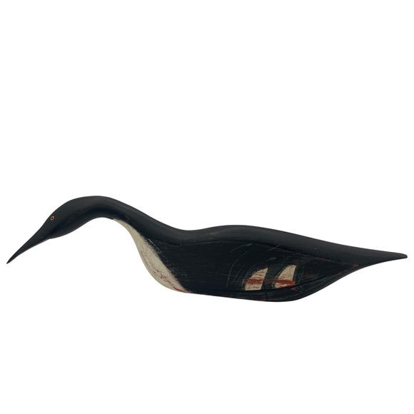 Folk‎ Art Hand made Decoys by K. William Kautz signed Merganser Duck